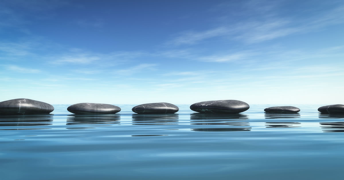 Stepping Stones On The Water Stock Photo More Pictures