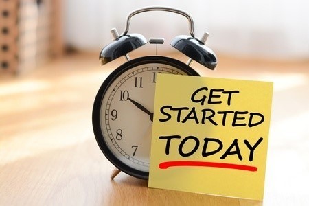 Image that says Get Started Today