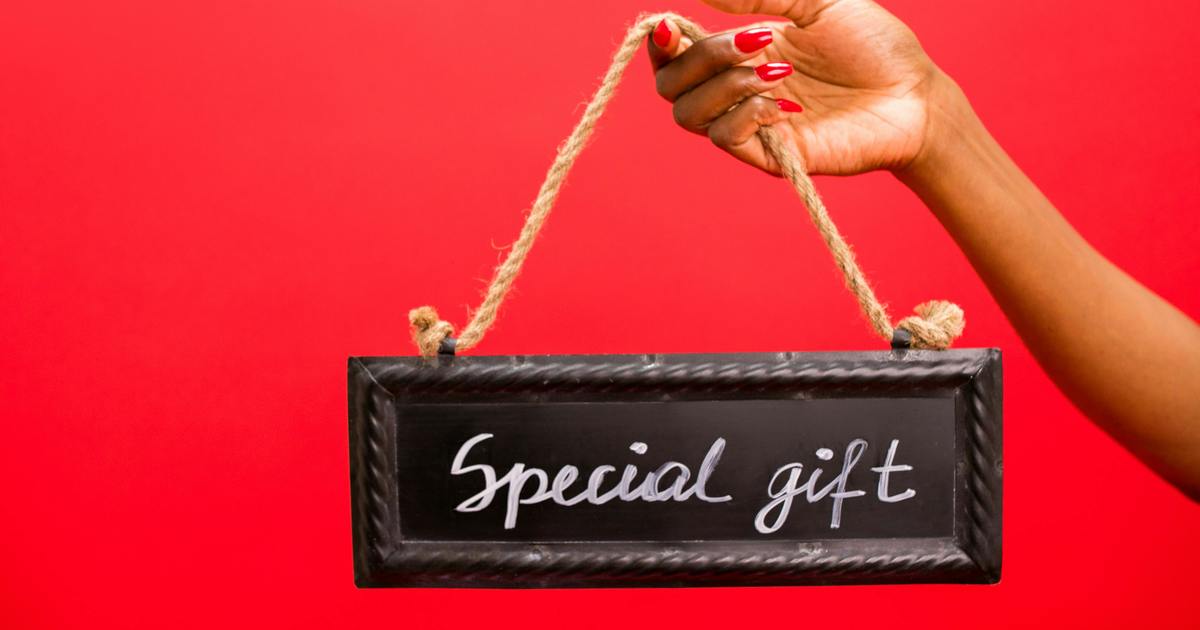 Special gift sign