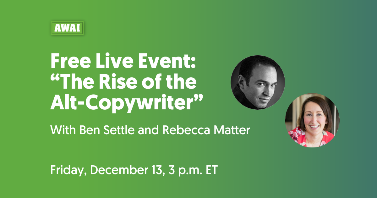 Free Training: The Rise of the Alt-Copywriter