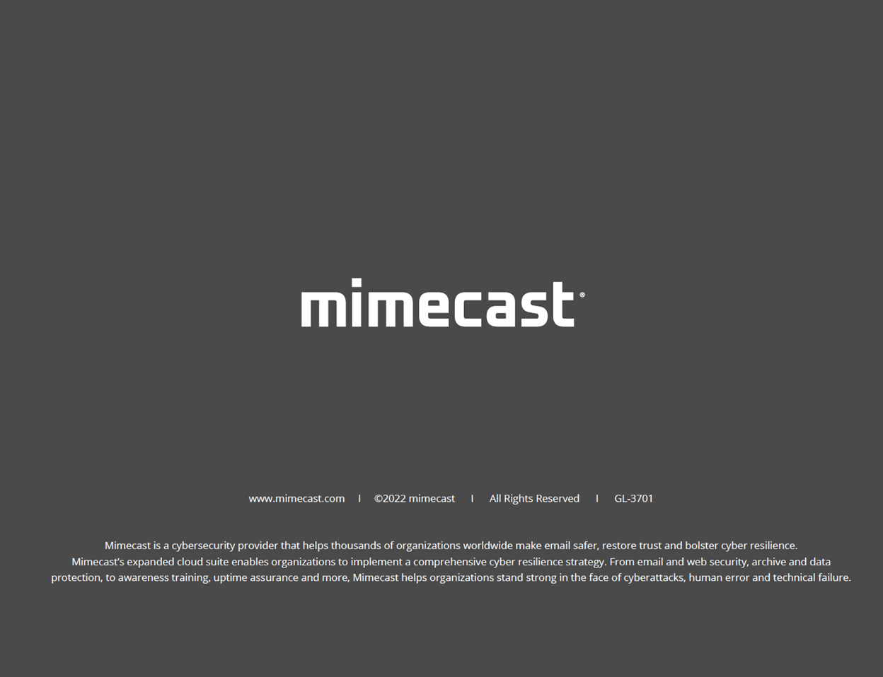 Final cover of mimecast report