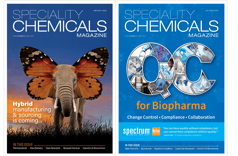 Magazine covers for Specialty Chemicals